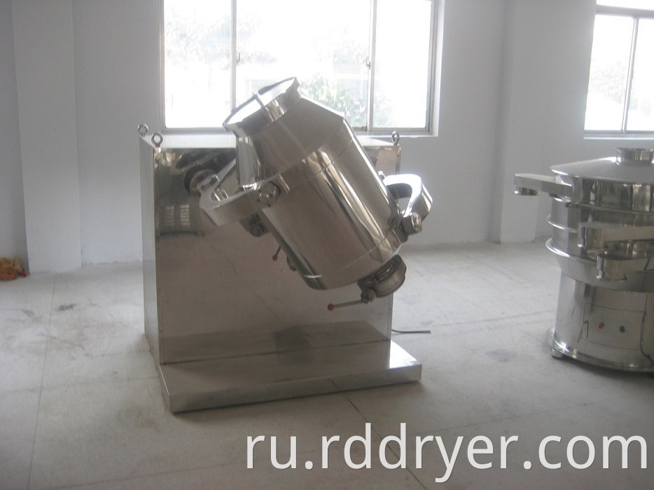 High Effiency Commercial Stainless Steel Three Dimensionmixer Machine